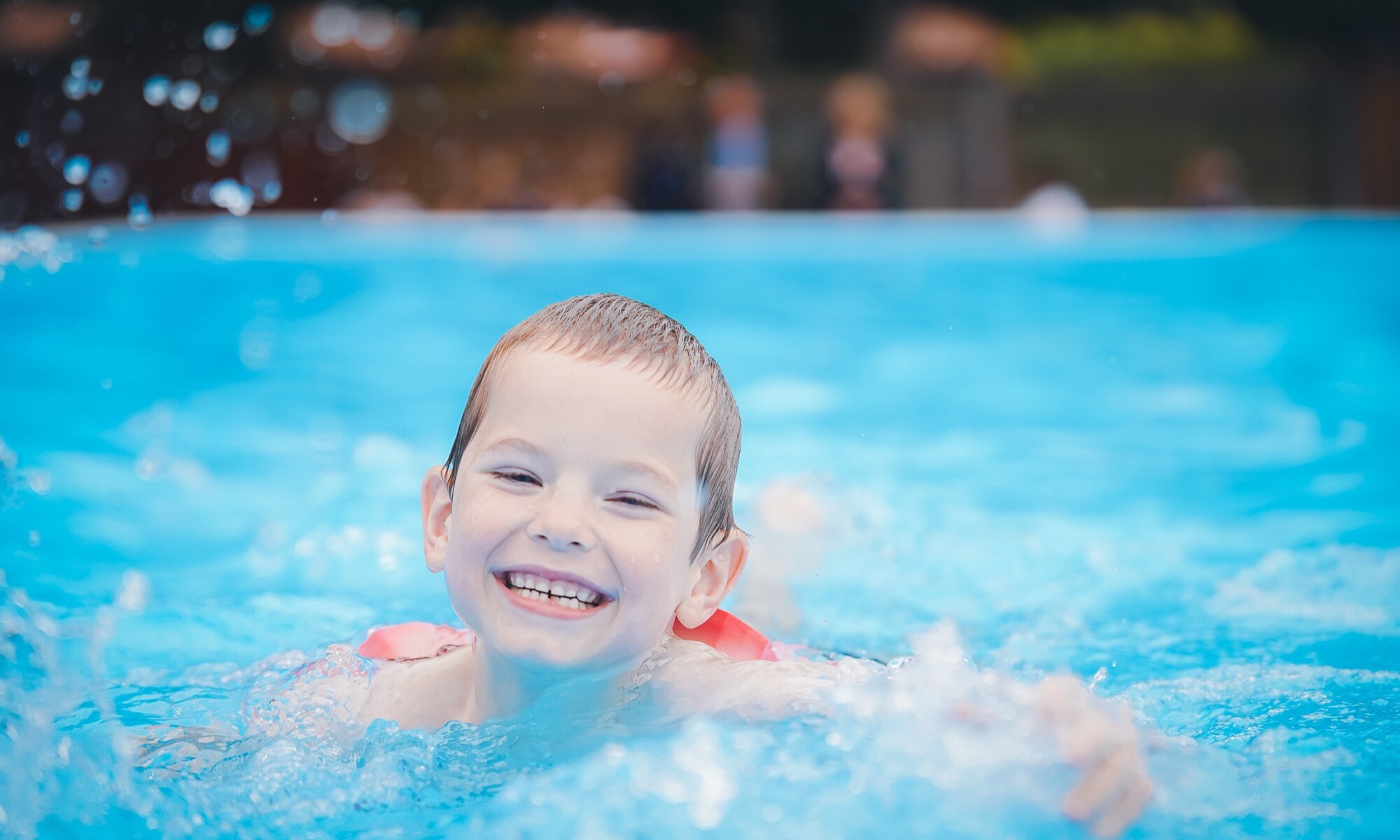 Laburnam student with swimming